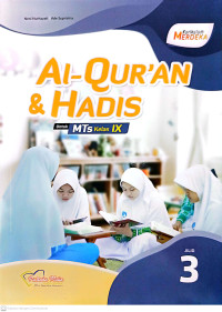Image of Al-Qur'an & Hadis, Untuk MTs Kelas 9
